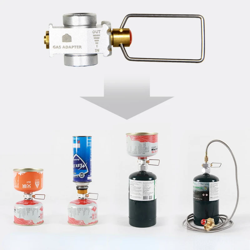 Camping Cooking Light - Adaptador de recarga de Gas para
