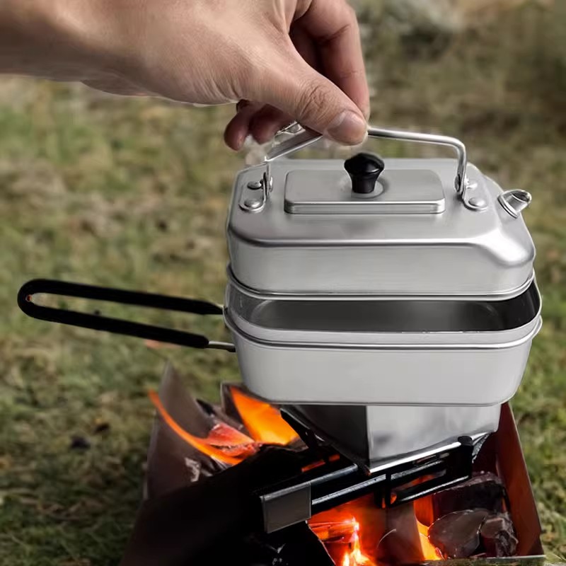 Camping Cooking Accessories Set - Tetera portátil ultraligera para Picnic, Camping,