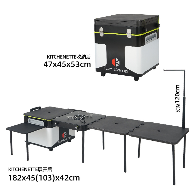 Camping Cooking Table - Mesa de Cocina Portátil para Acampar,