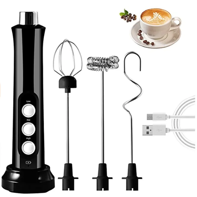 Pocket Coffee Maker - Espumador de leche eléctrico 3 en