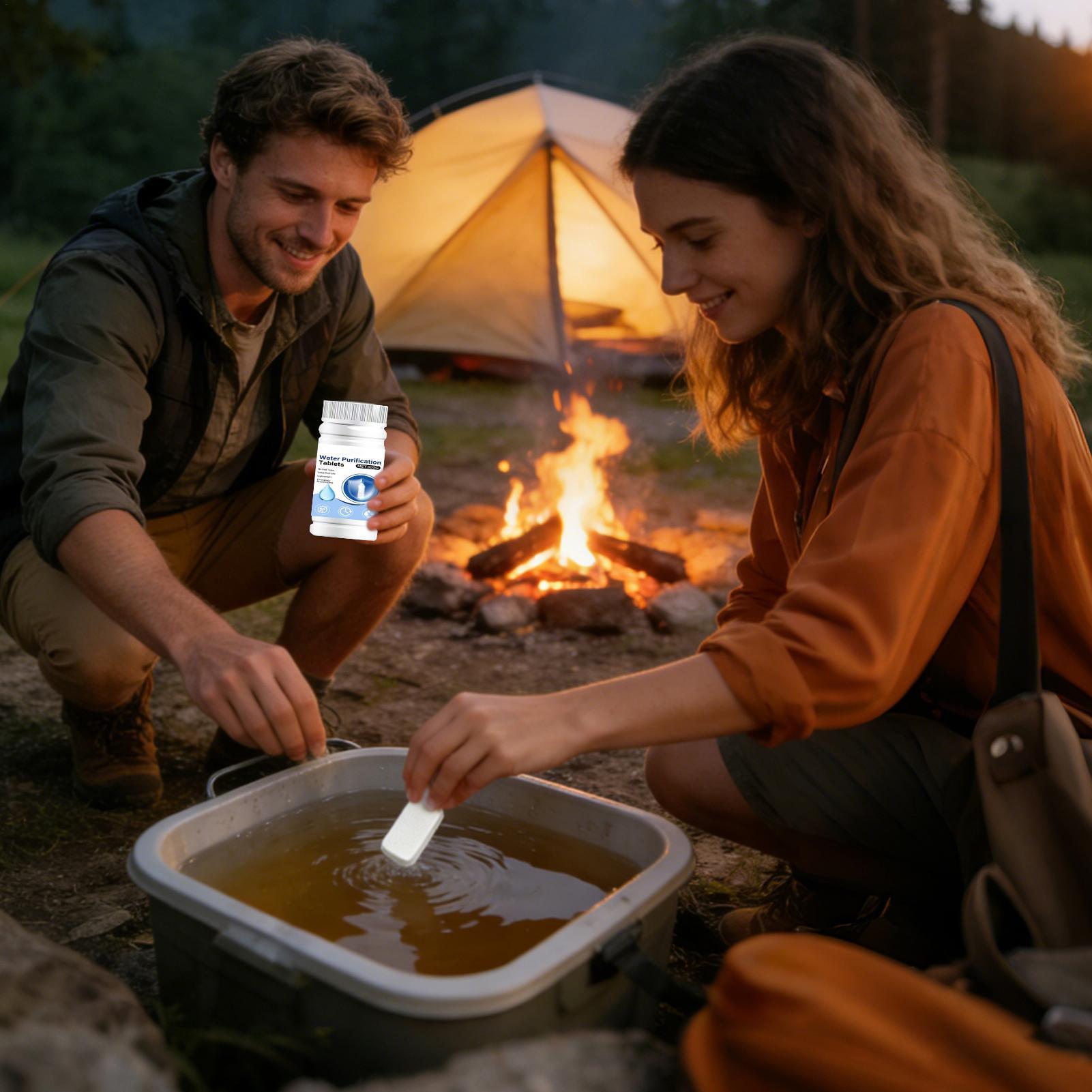 Water Purification Tablet - Tabletas de purificación de agua potable,