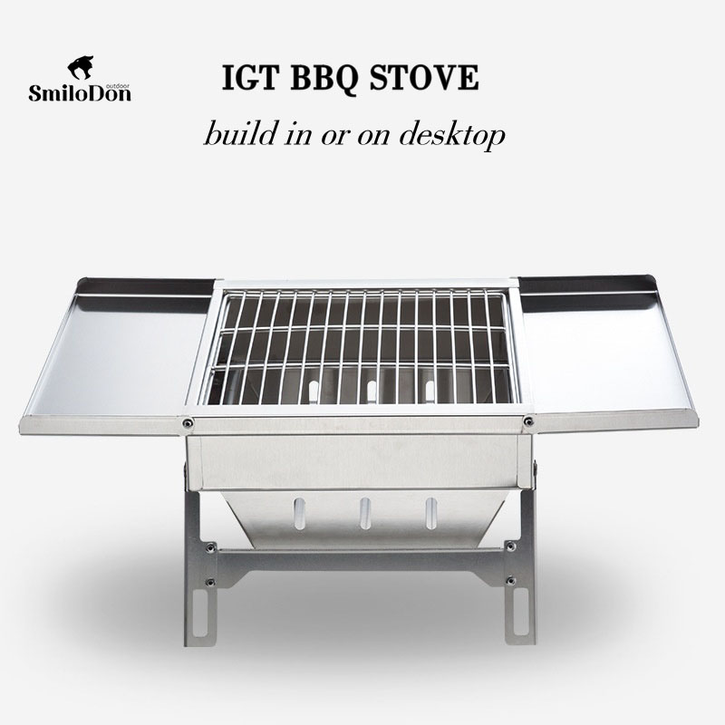 Camping Cooking Table - Estufa de barbacoa SmiloDon IGT, 1