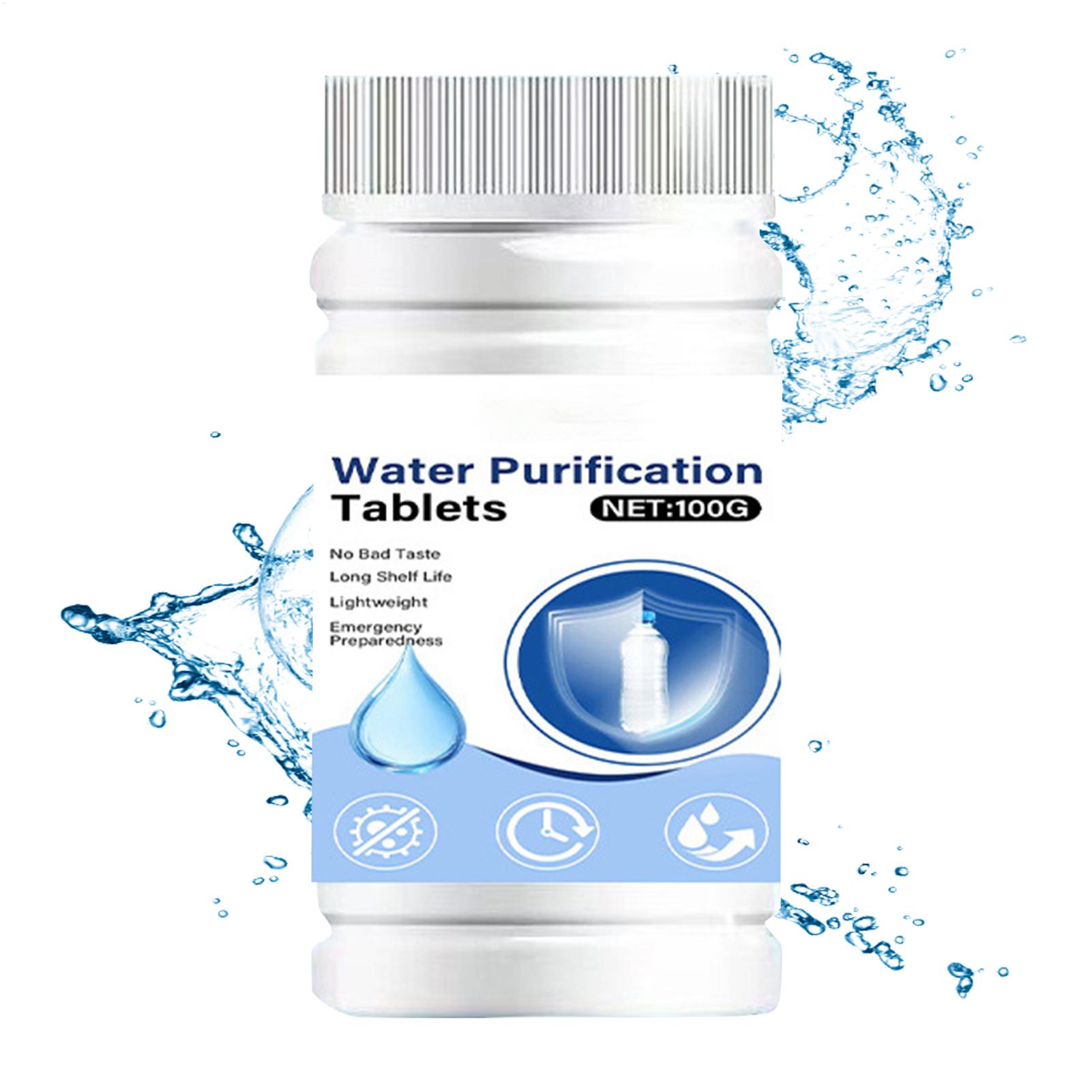 Water Purification Tablet - Tabletas Purificadoras de Agua Potable, Seguras,
