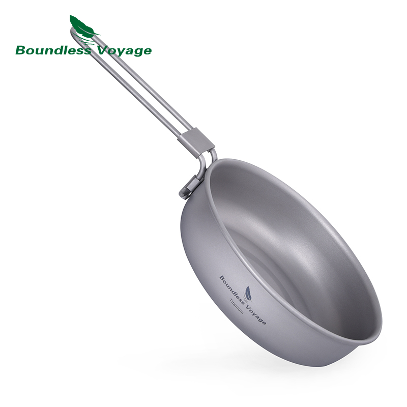 Camping Cooking Ware - Sartén de titanio ultraligera Boundless Voyage