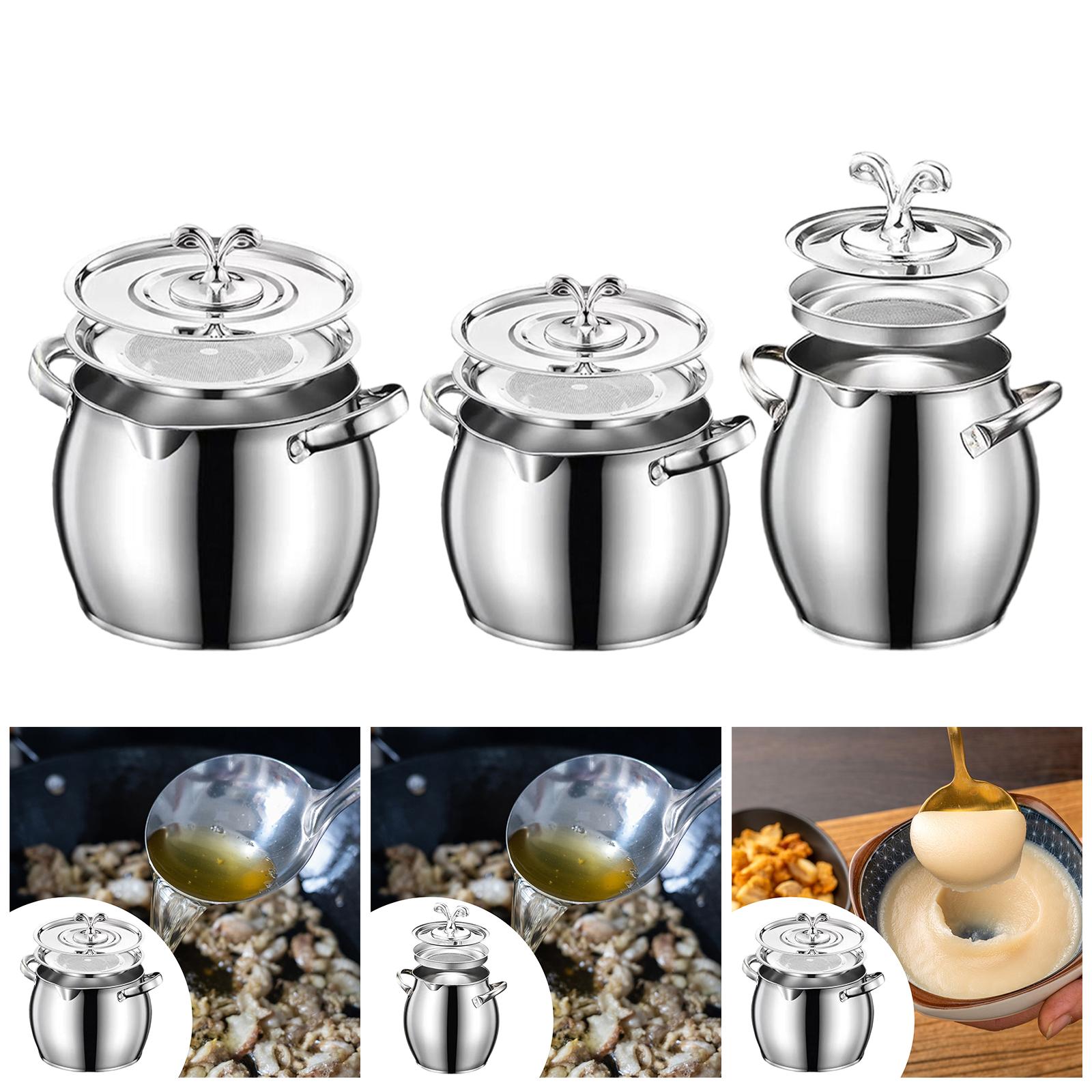 Camping Cooking Container - Contenedor de grasa, lata de grasa