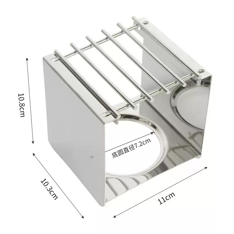 Camping Cooking Ware - Soporte Cuadrado de Acero Inoxidable para
