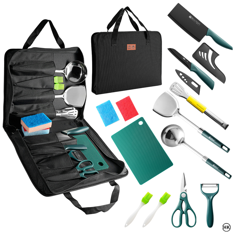Camping Cooking Accessories Set - Juego de cocina para acampada, artículos