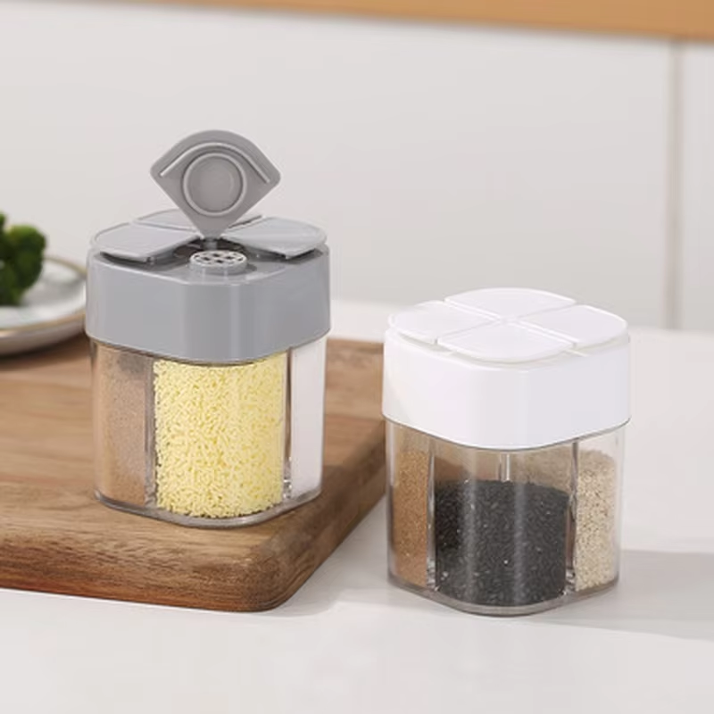 Camping Cooking Container - Dispensador de especias 4 en 1