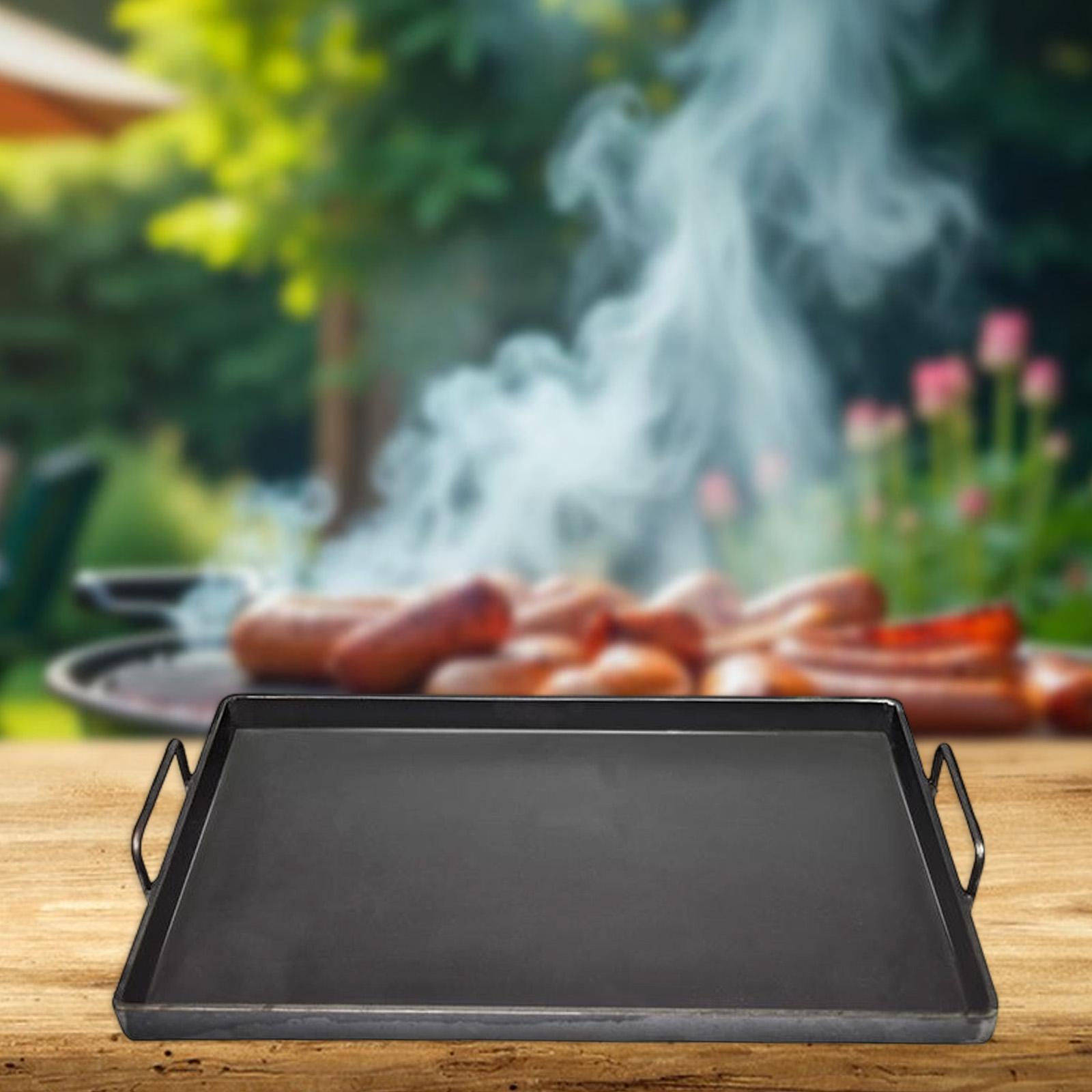 Camping Cooking Frying Pan - Plancha de Hierro Fundido para Cocinar,