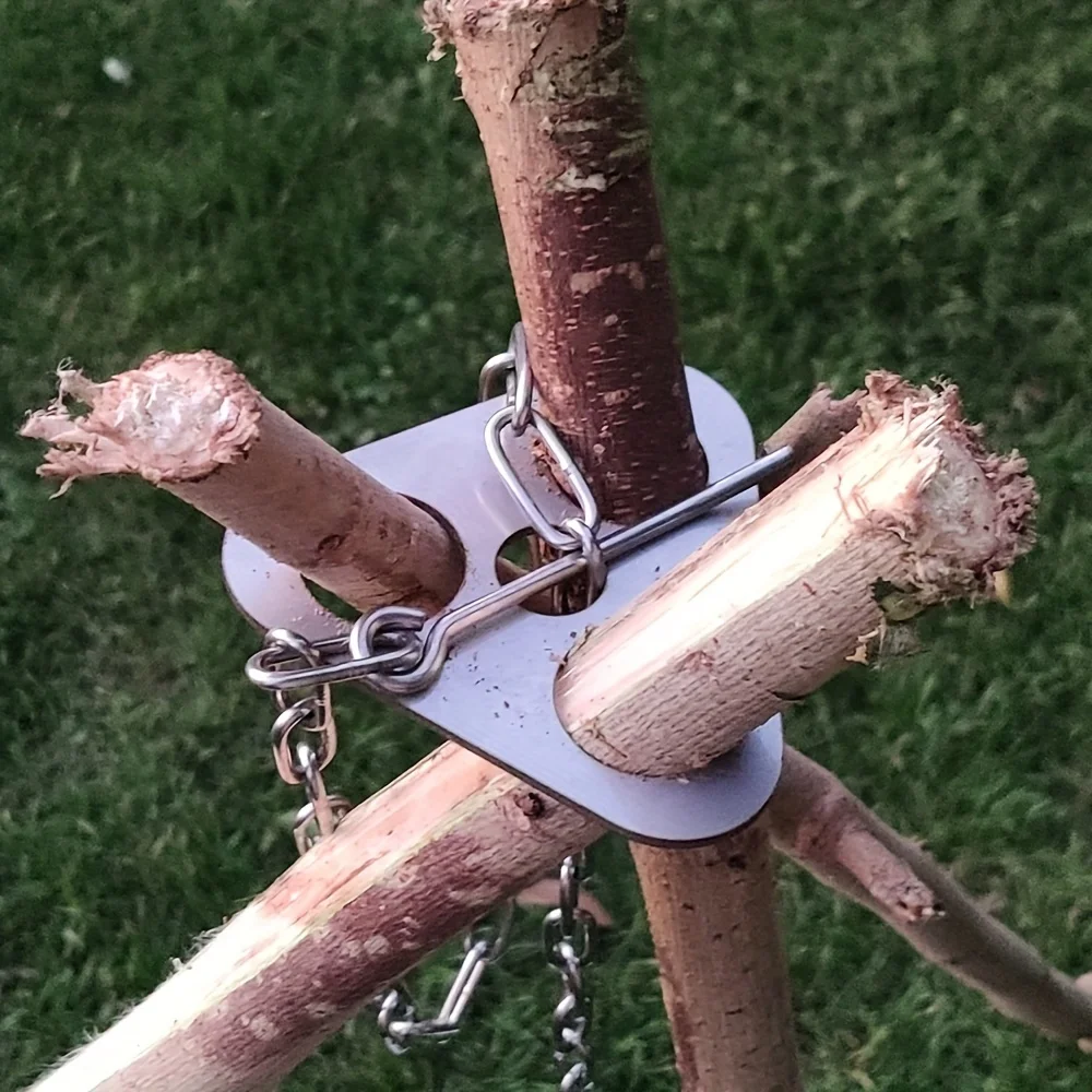 Camping Cooking Utilities - Trípode para barbacoa al aire libre,