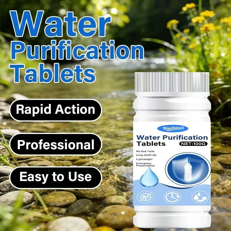 Water Purification Tablet - Tabletas Portátiles de Purificación de Agua,