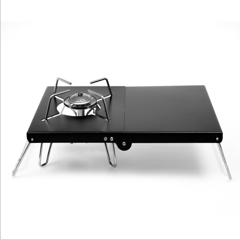 Camping Cooking Table With Windshield - Mesa Plegable con Soporte para Estufa