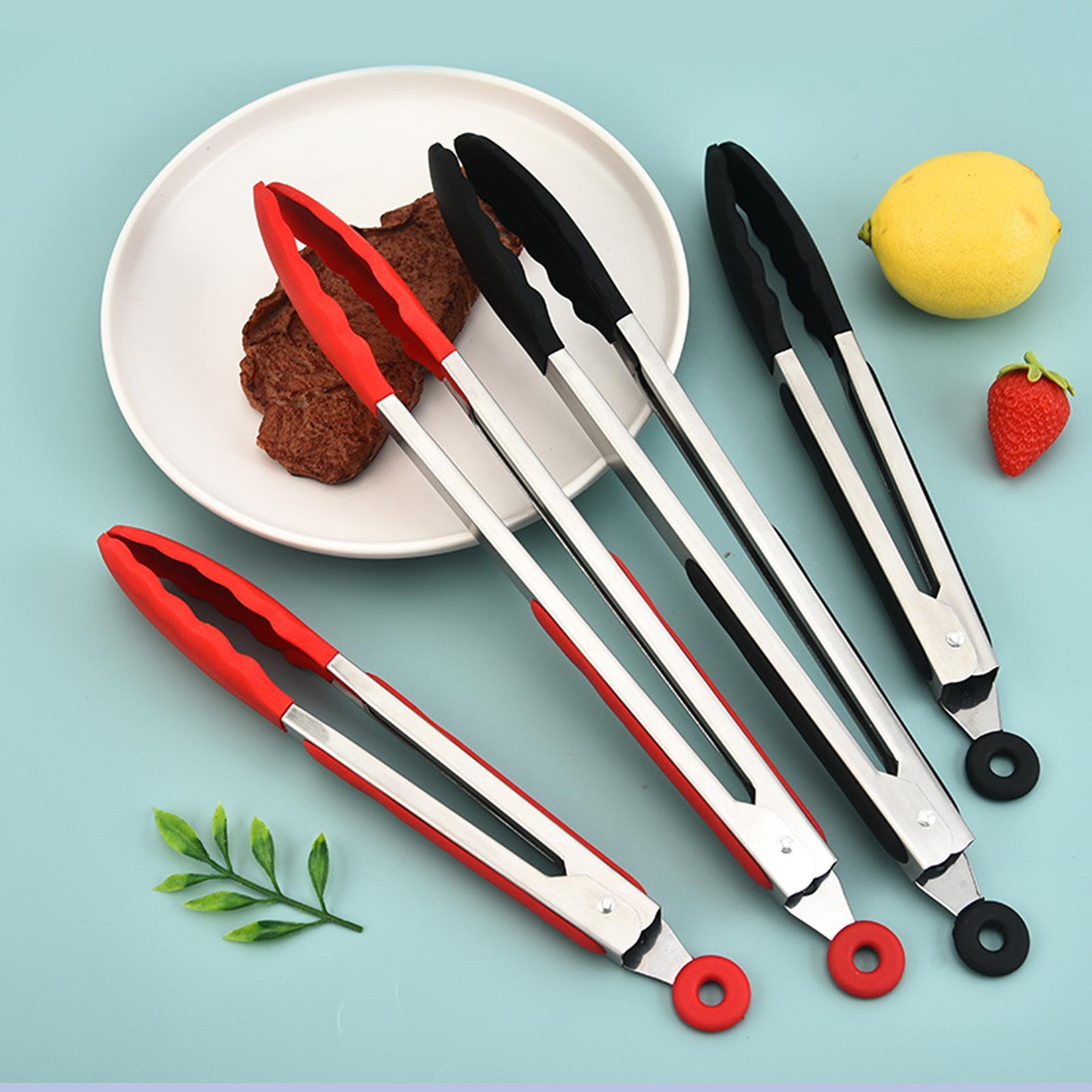 Camping Cooking Tips - Pinzas de cocina, utensilio antideslizante de