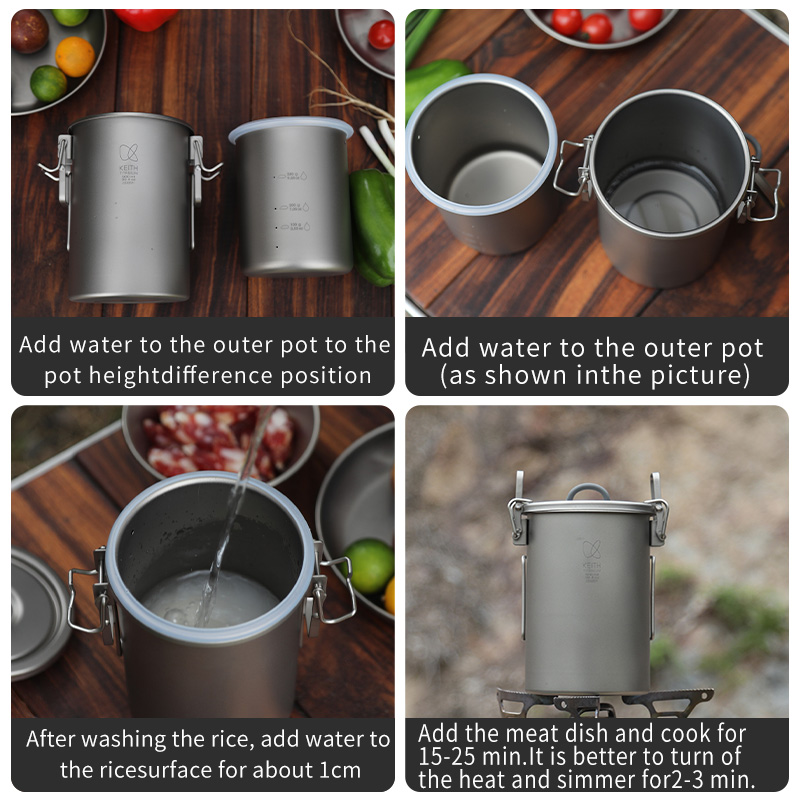 Olla para Arroz KEITH de Titan - Camping Cooking Ware reseña y precio
