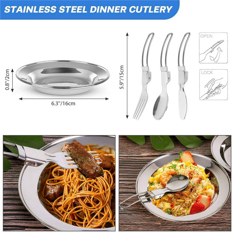 【COMPADORES】Utensilios de coci - Camping Cooking Accessories Set reseña y precio