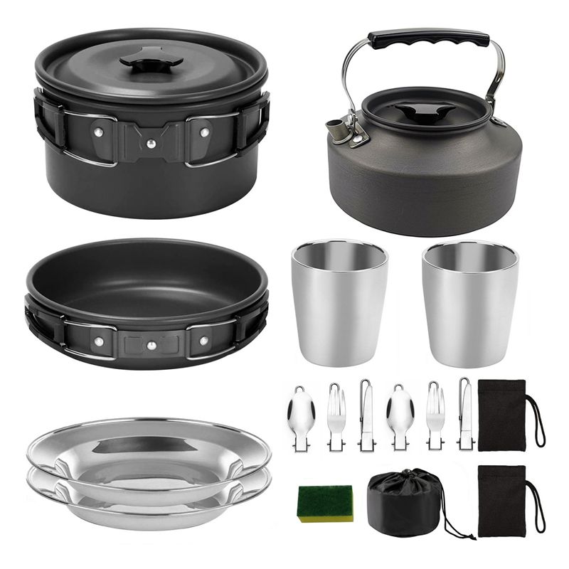 【COMPADORES】Utensilios de coci - Camping Cooking Accessories Set reseña y precio
