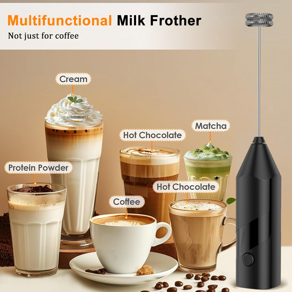 Espumador de leche eléctrico,  - Pocket Coffee Maker reseña y precio