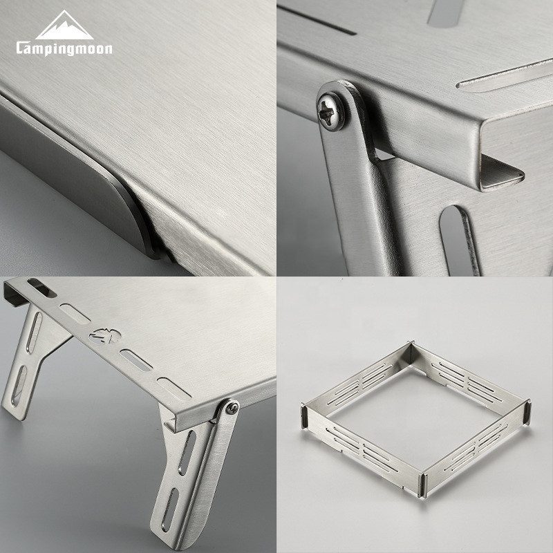 CAMPINGMOON SK-310 Parrilla de - Camping Cooking Table With Windshield reseña y precio