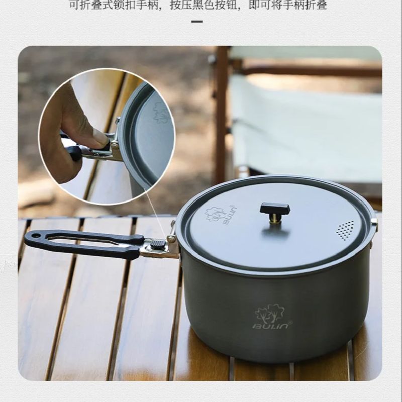 Olla de cocina para acampar Bu - Camping Cooking Ware reseña y precio