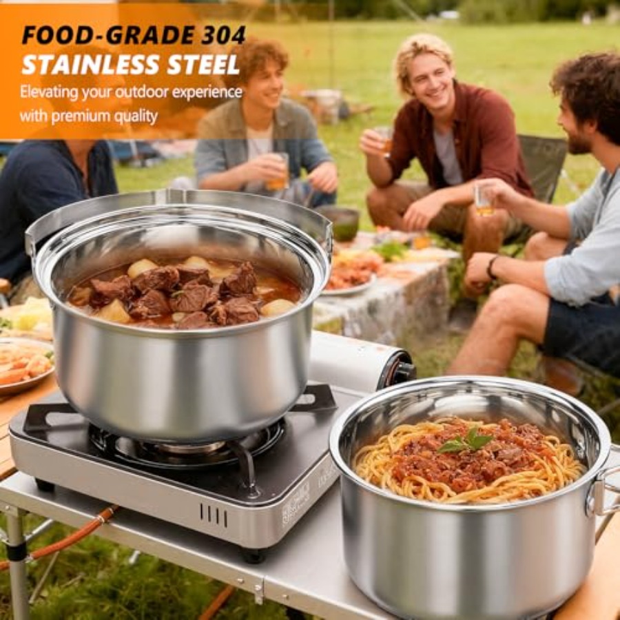 Juego de Utensilios de Cocina  - Camping Cooking Mess Kit reseña y precio