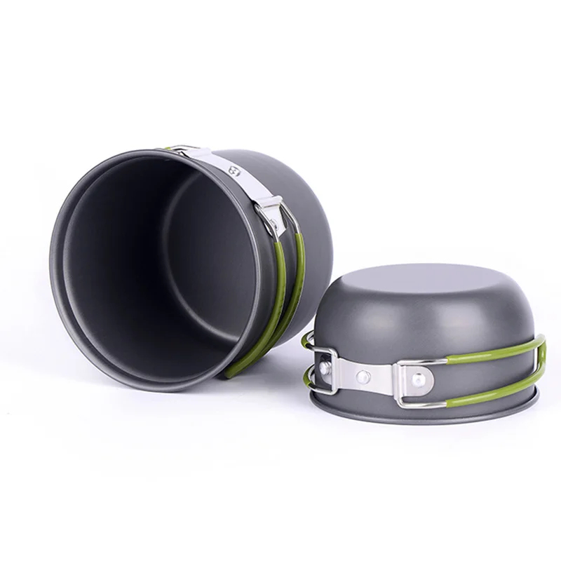 Juego de ollas ultraligeras pa - Camping Cooking Mess Kit reseña y precio