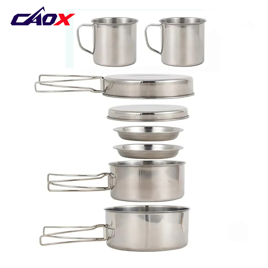 CAOX Juego de Utensilios de Co - Camping Cooking Mess Kit reseña y precio