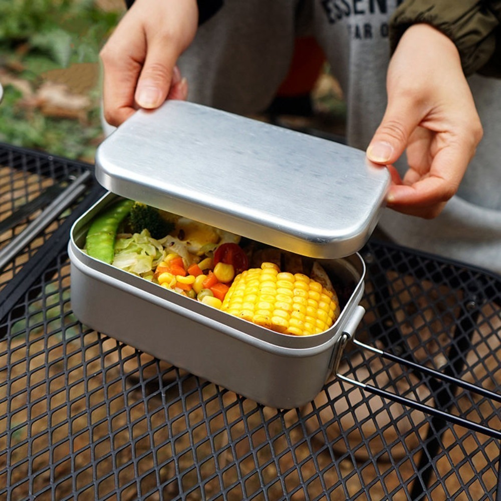 Vajilla ultraligera para acamp - Camping Cooking Accessories Set reseña y precio