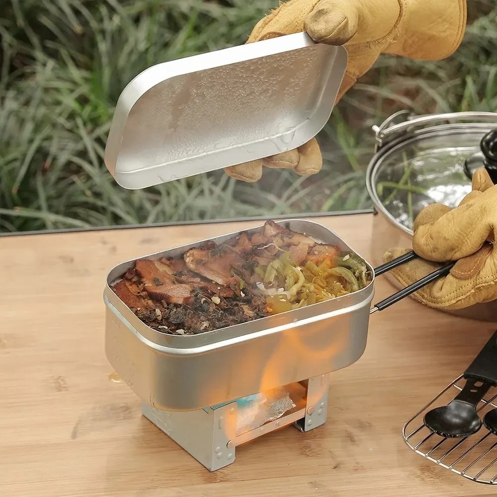 Vajilla ultraligera para acamp - Camping Cooking Accessories Set reseña y precio
