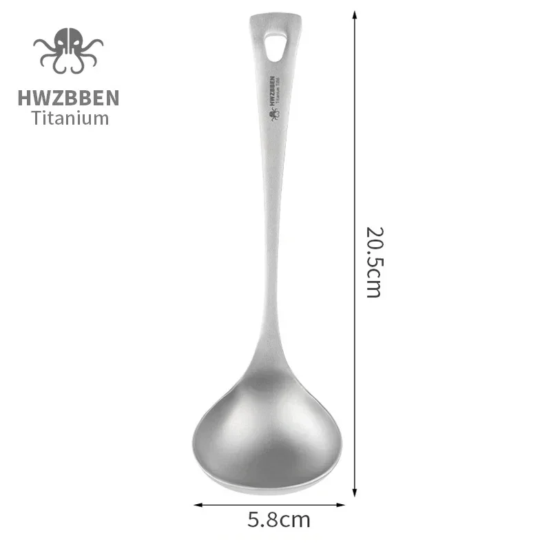 HWZBBEN-cucharas de sopa de ti - Camping Cooking Ware reseña y precio