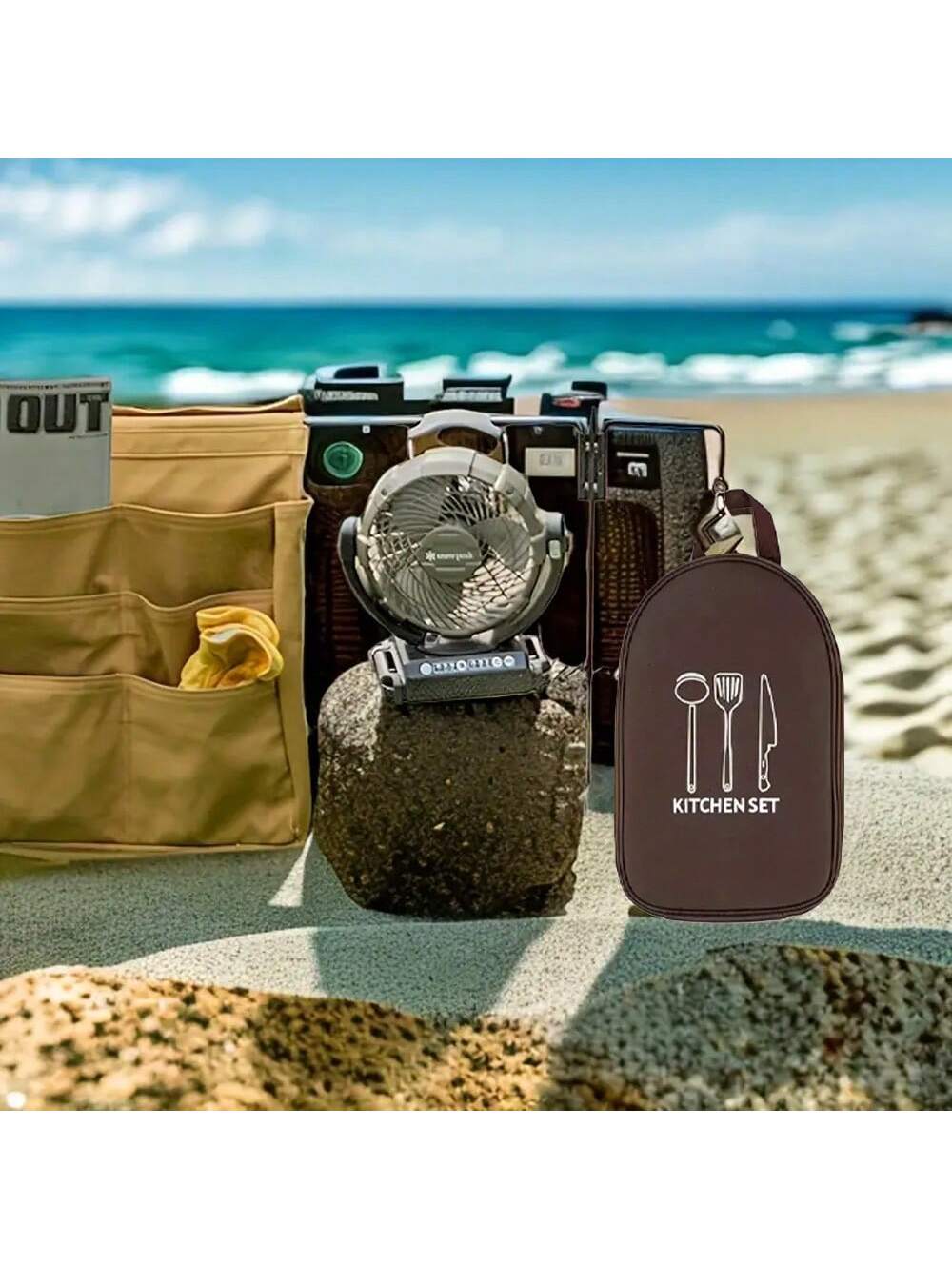 Bolsa de almacenamiento de ute - Camping Cooking Container reseña y precio