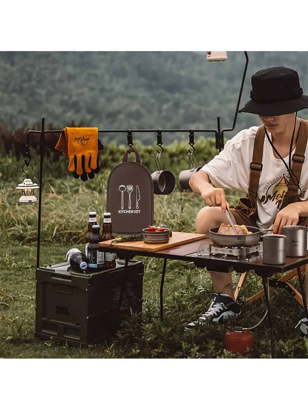 Bolsa de almacenamiento de ute - Camping Cooking Container reseña y precio