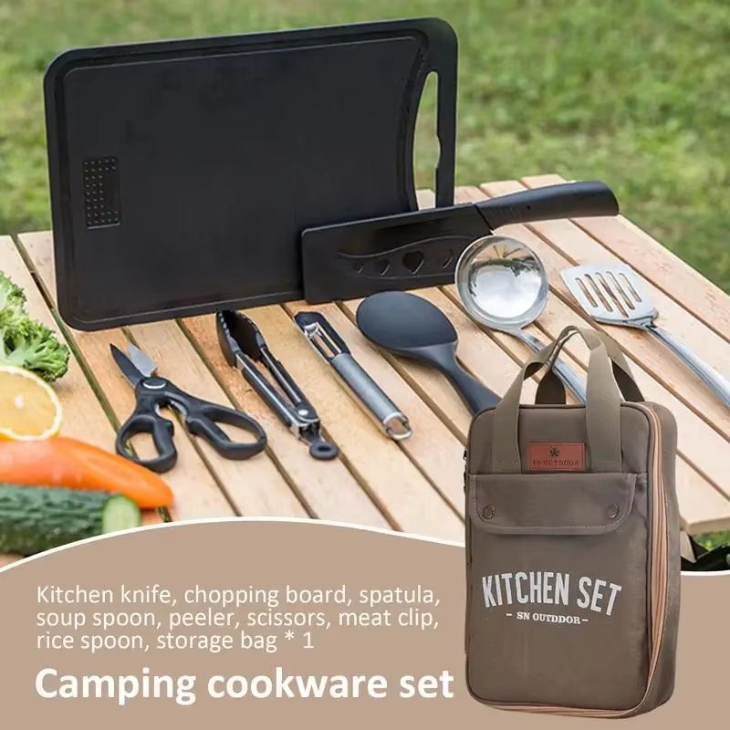 Juego de Utensilios de Cocina  - Camping Cooking Ware reseña y precio