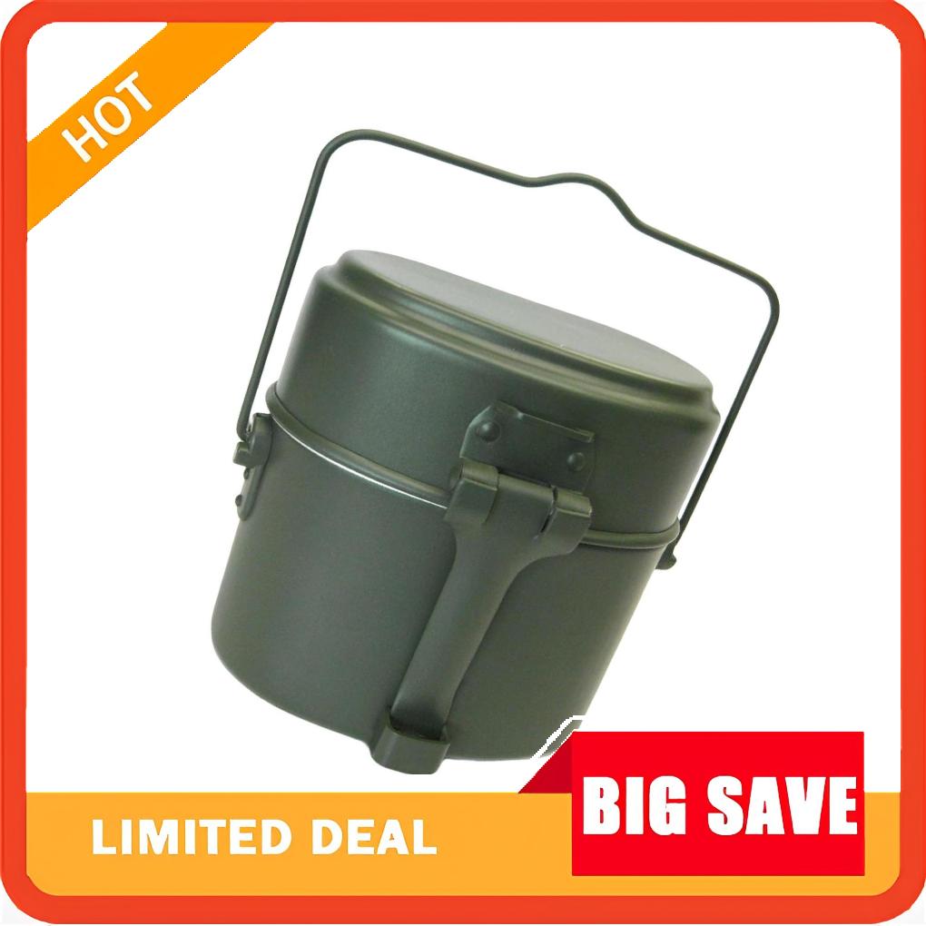 Juego de 3 piezas de ollas y s - Camping Cooking Mess Kit reseña y precio