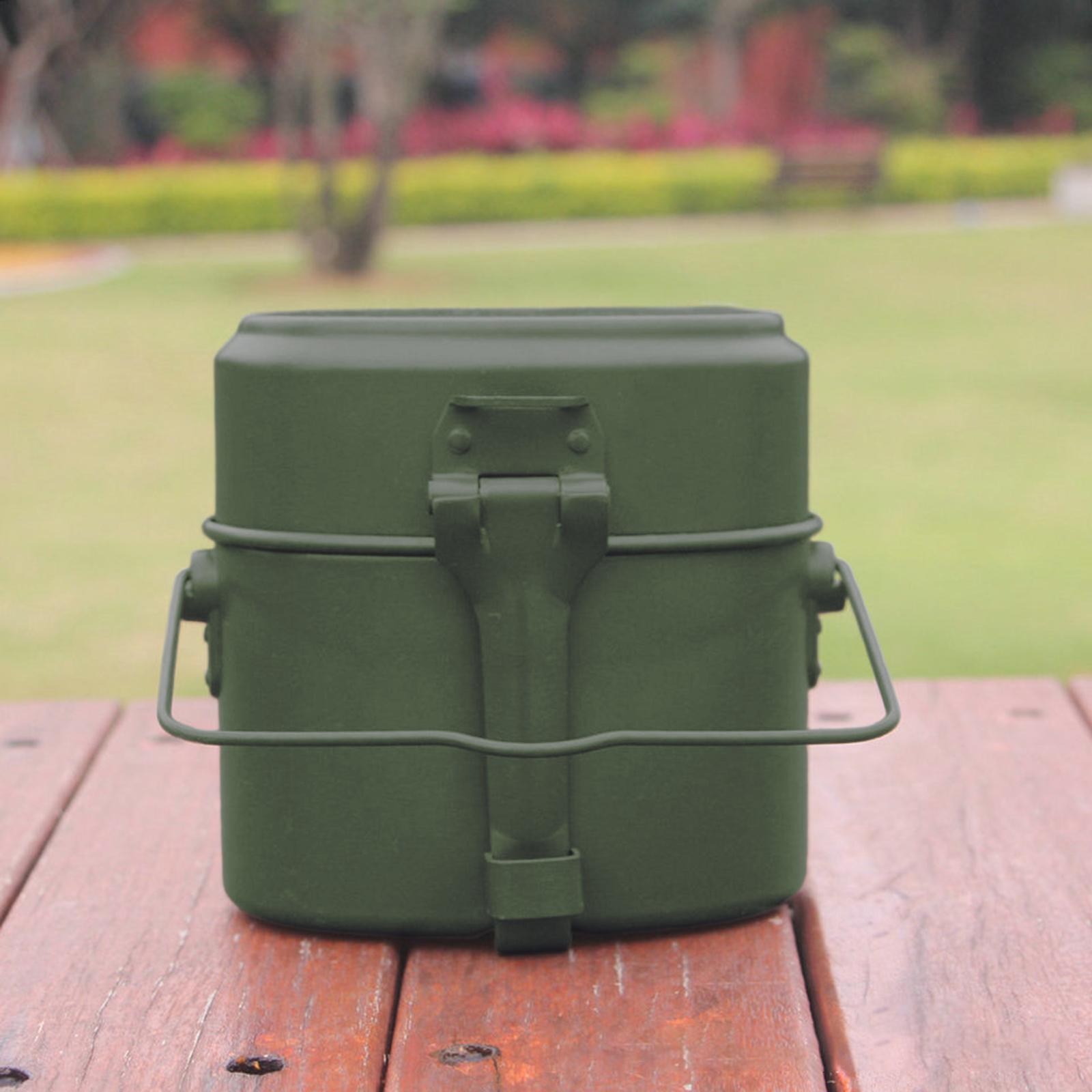 Juego de 3 piezas de ollas y s - Camping Cooking Mess Kit reseña y precio