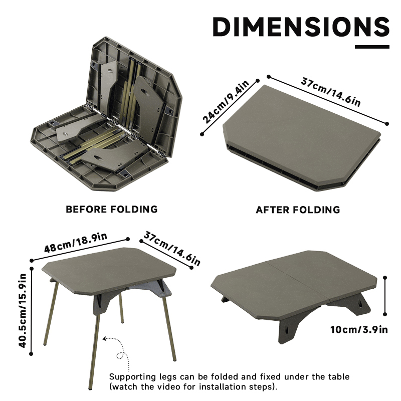 Mesa WESTTUNE para acampar al  - Camping Cooking Table reseña y precio