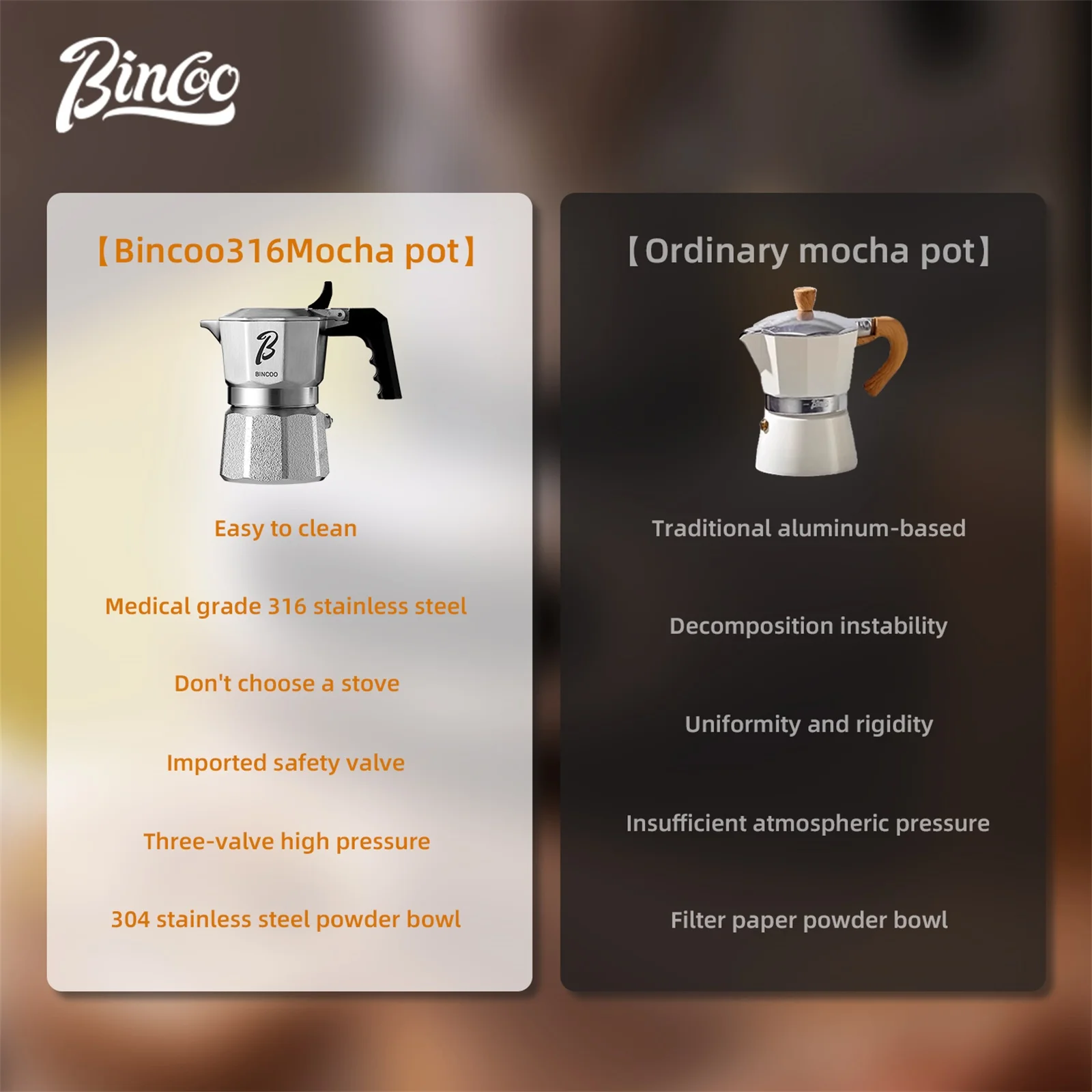 Bincoo-cafetera profesional Mi - Pocket Coffee Maker reseña y precio
