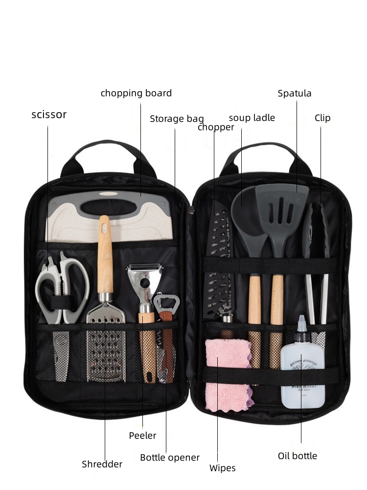 Juego de utensilios de cocina  - Camping Cooking Accessories Set reseña y precio