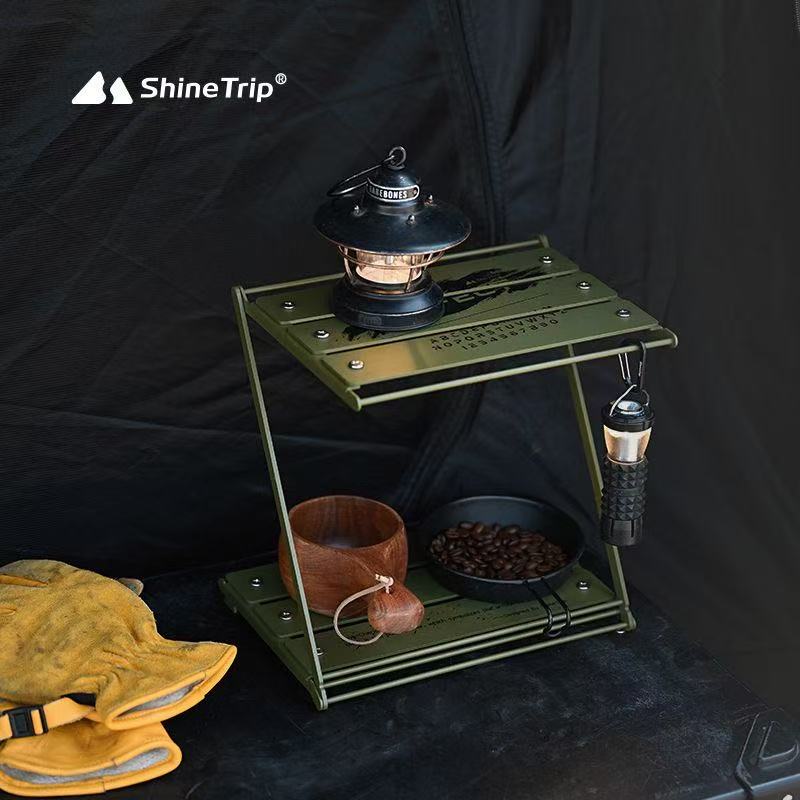 ShineTrip - Soporte Plegable T - Camping Cooking Utilities reseña y precio