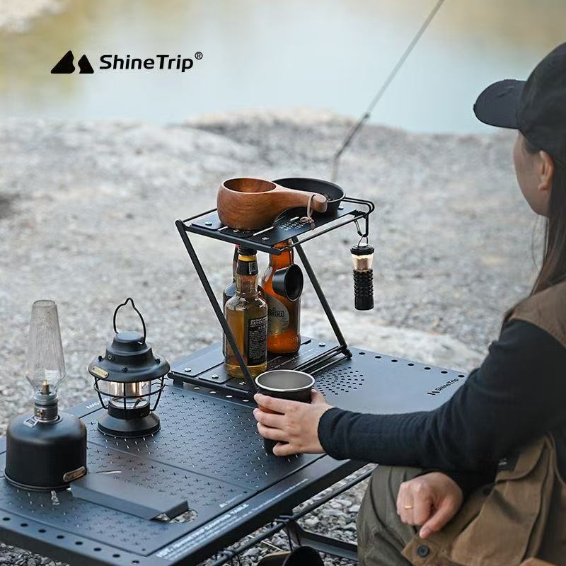 ShineTrip - Soporte Plegable T - Camping Cooking Utilities reseña y precio