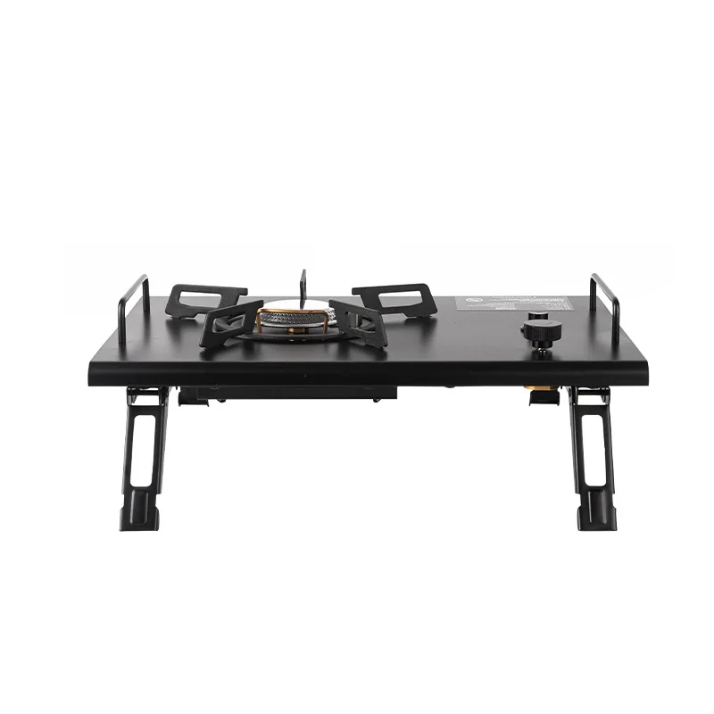 Estufa de gas portátil plegabl - Camping Cooking Table With Windshield reseña y precio