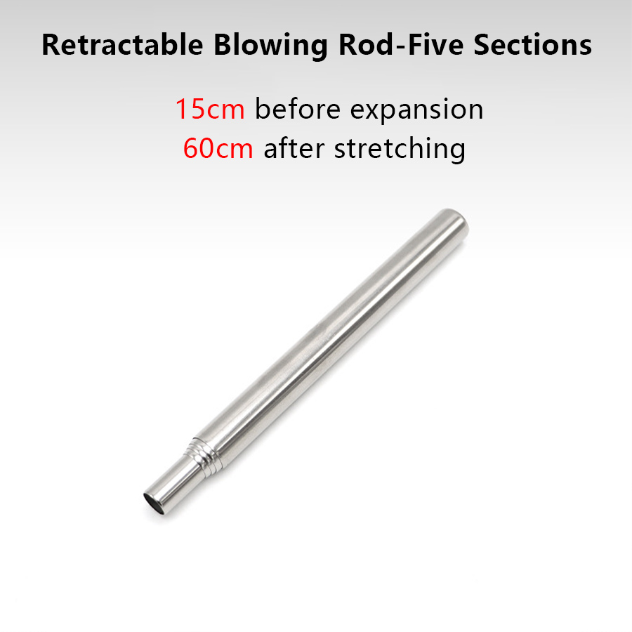 Tubo de soplado de acero inoxi - Camping Cooking Ware reseña y precio