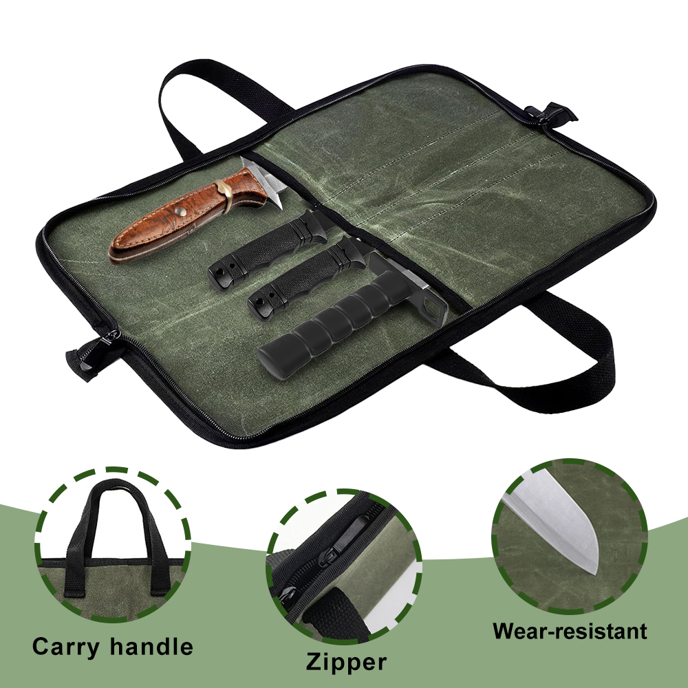 Bolsa Enrollable para Cuchillo - Camping Cooking Utilities reseña y precio