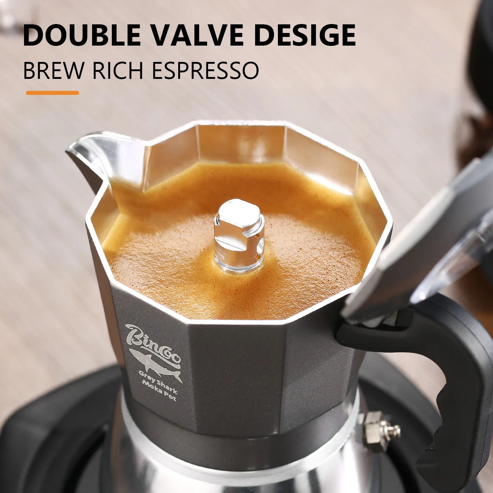 Cafetera Moka Bincoo de 2 Taza - Camping Cooking Utilities reseña y precio