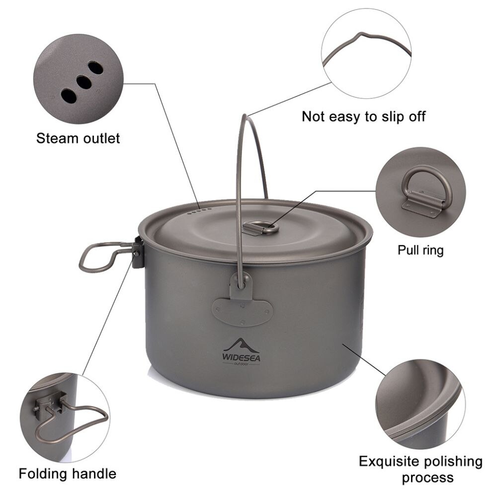 Widesea-vajilla para acampar,  - Camping Cooking Accessories Set reseña y precio