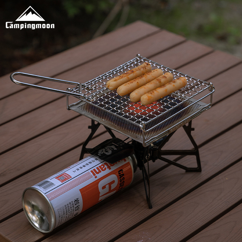 CAMPINGMOON Rejilla Plegable d - Camping Cooking Light reseña y precio