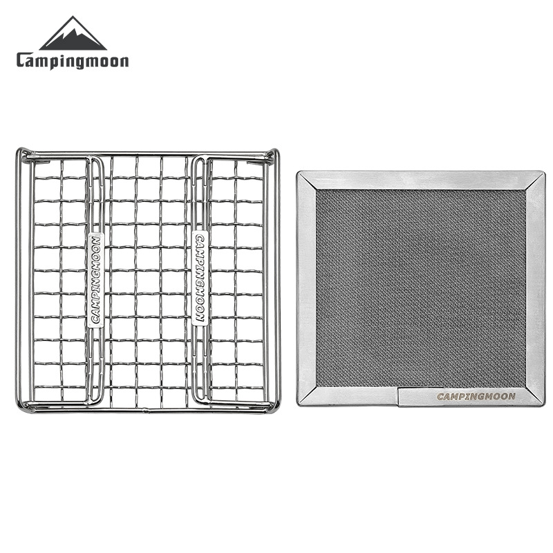CAMPINGMOON Rejilla Plegable d - Camping Cooking Light reseña y precio