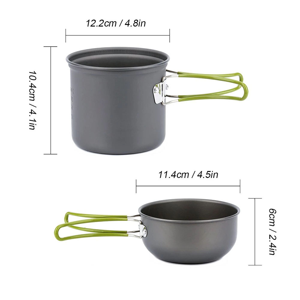Kit de utensilios de cocina pa - Camping Cooking Mess Kit reseña y precio