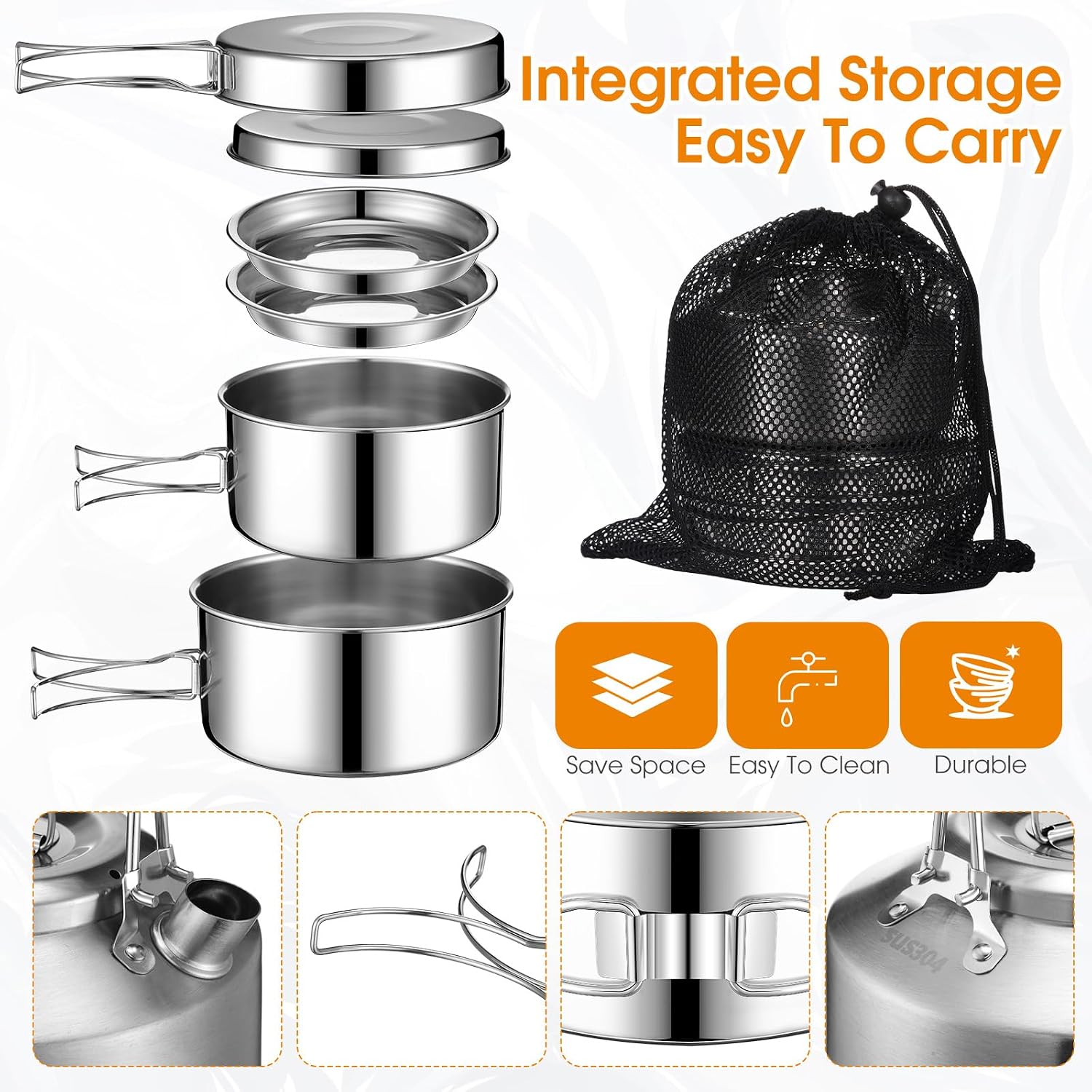 Nuevo Kit de Cocina para Campi - Camping Cooking Mess Kit reseña y precio