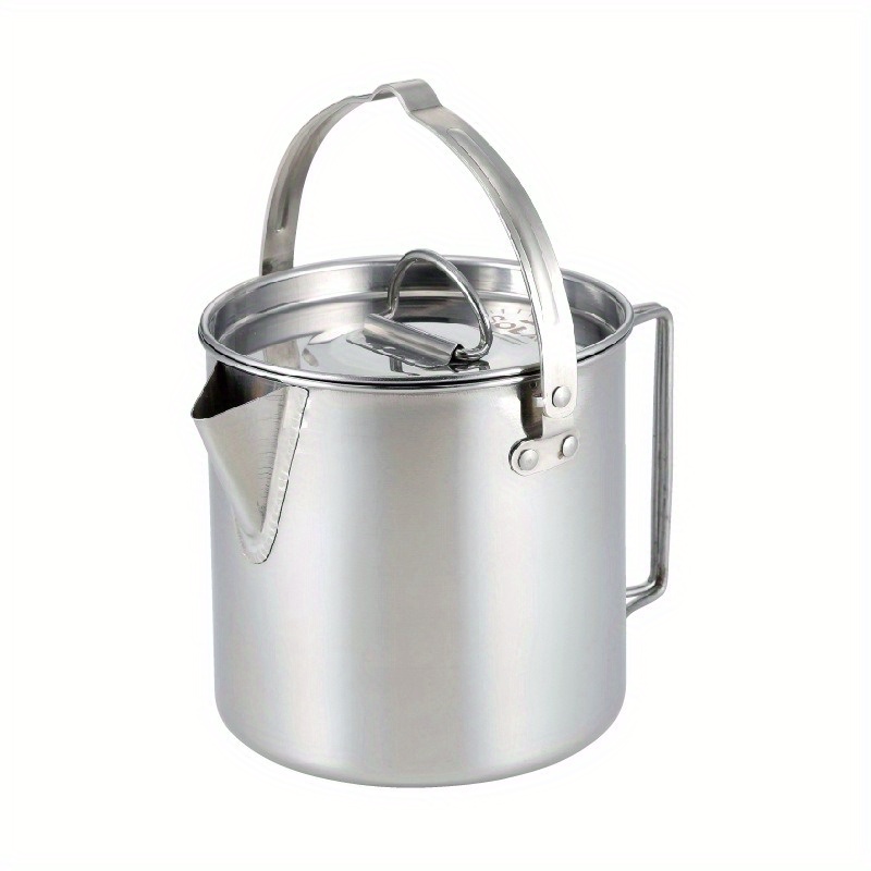 Hervidor de acero compacto y p - Camping Cooking Ware reseña y precio