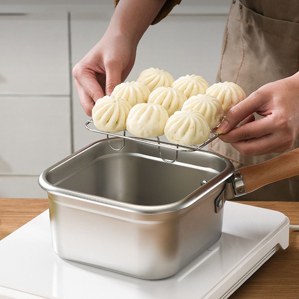 Sartén portátil de acero inoxi - Camping Cooking Frying Pan reseña y precio